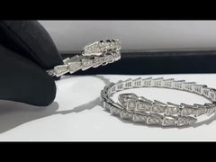 Spitzengediegenes gold wirklicher Diamond Jewelry Luxury Hk Setting Bvlgari schmuck-18k