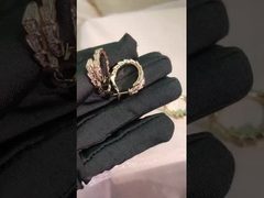 Gemstone Diamant High Jewelry mit Vvs Diamant Klarheit BVL Ohrringe