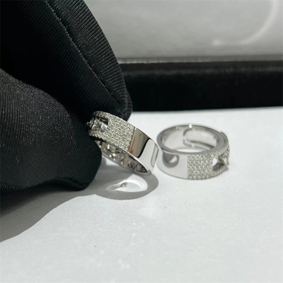 Designer Jewelry 18k Gold Diamond Ring White Gold Diamond Rings For Anniversary Party