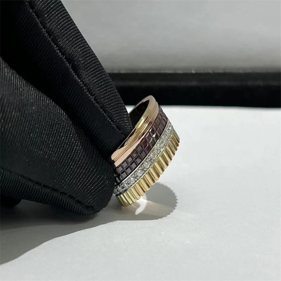 High Jewelry  Diamond Ring Custom Luxury 18K Gold Diamond Ring
