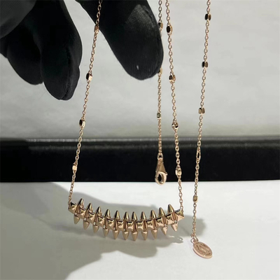 Luxus-Clash De Brand-Halsband Malachit-Edelsteine Weibliche Massivgold-Halsband