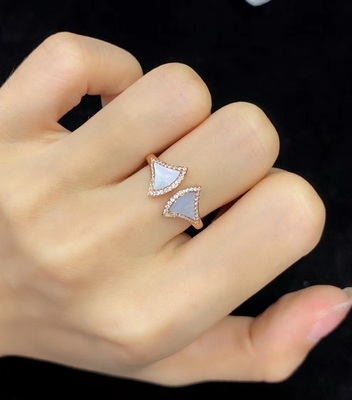 Premium Qualität Luxus 18K Gold Diamant Ring Custom Schmuck Divas Traumring