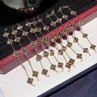 Custom Brand u. arpels Schmuck für Verkauf ausgezeichneter Custom Brand Jewelry, Weinlese  Bracelet des gelbes Gold18k