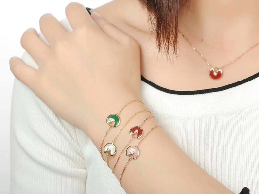 HK Setting Diamant bedeutet einzigartig Bling 18K Weiß Gelb Rose Gold Diamant Armband